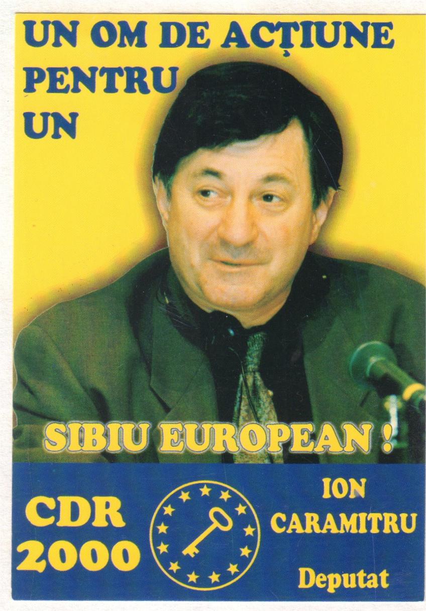 Calendar electoral 2000 - Ion Caramitru, deputat (CDR 2000)