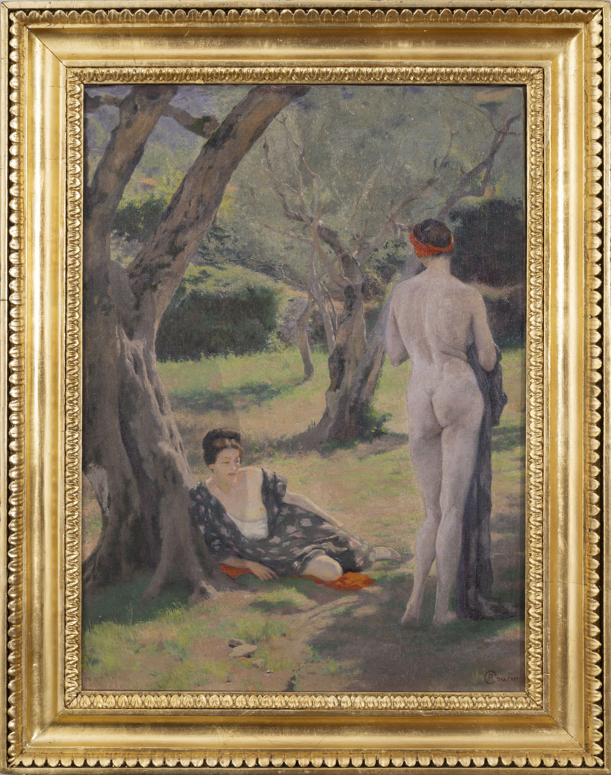 In the olive grove