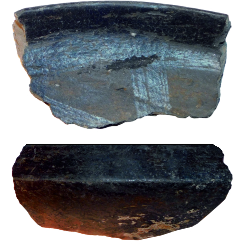 Fragment de vas bitronconic, ornamentat