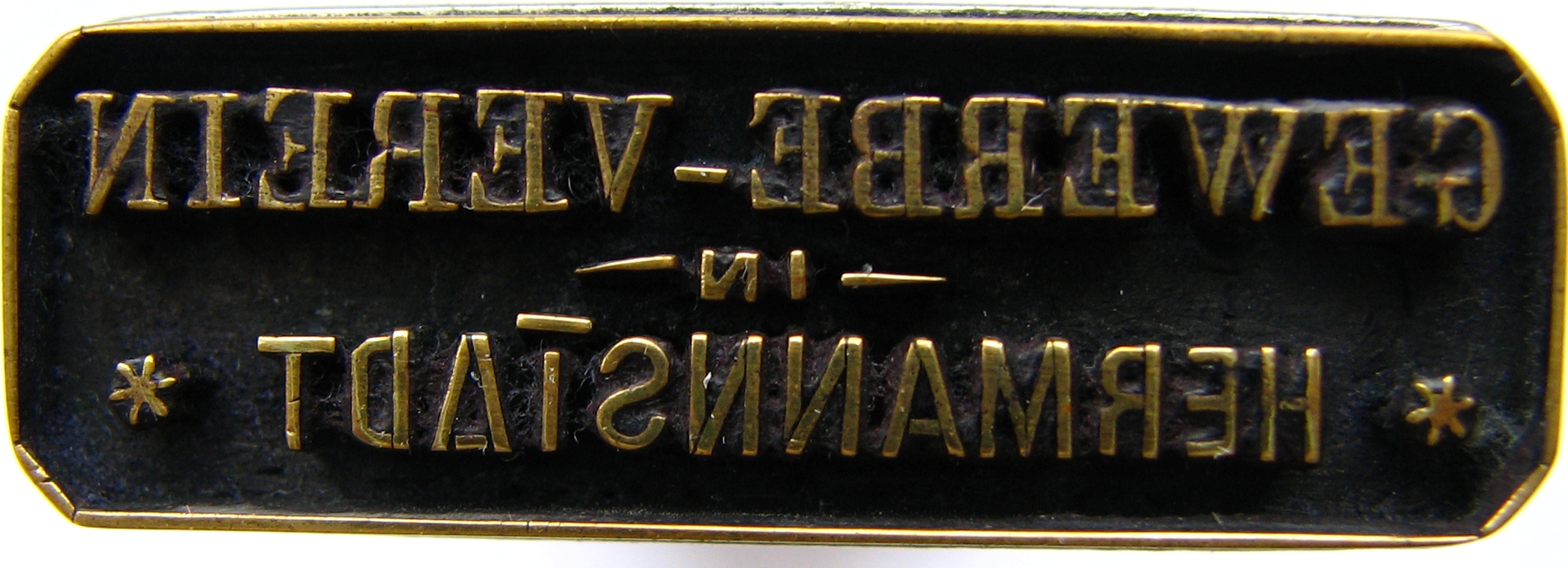 Brass stump