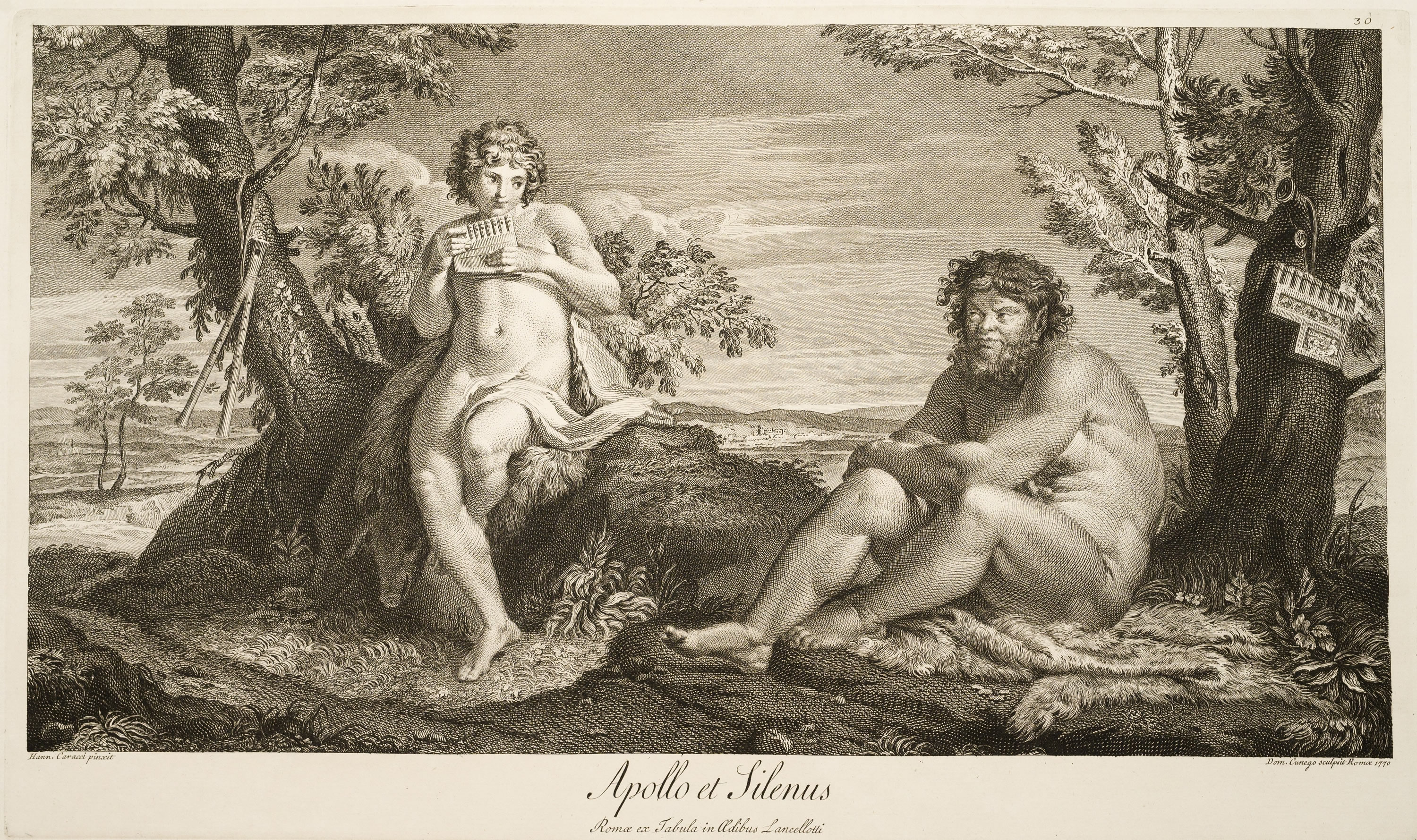 Apollo și Silenus