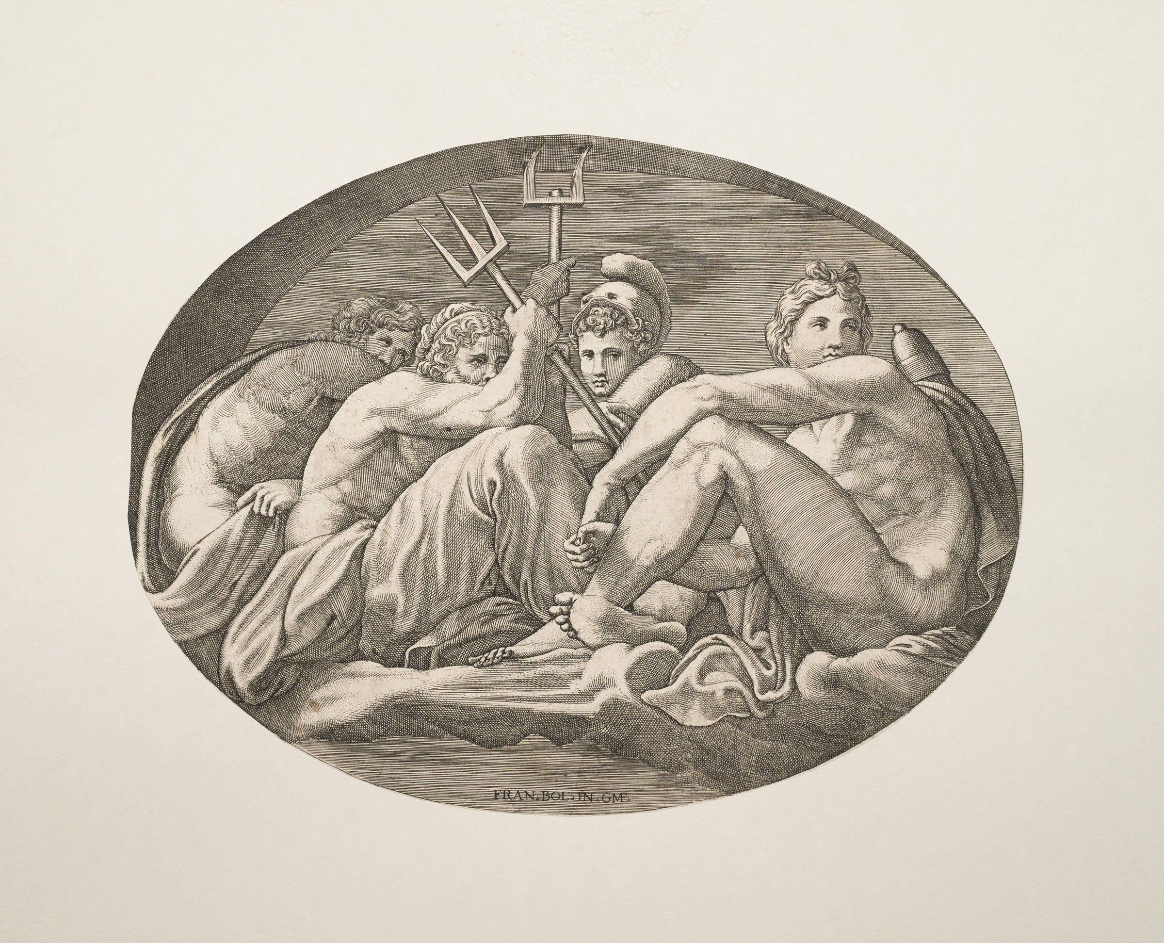Apollo, Neptun, Pluto și Pallas Atena